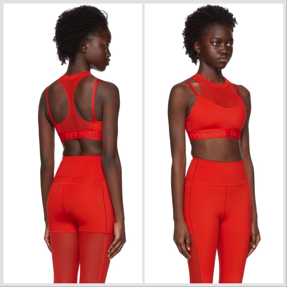 ADIDAS X IVY PARK Recycled Polyester Sports Bra Small